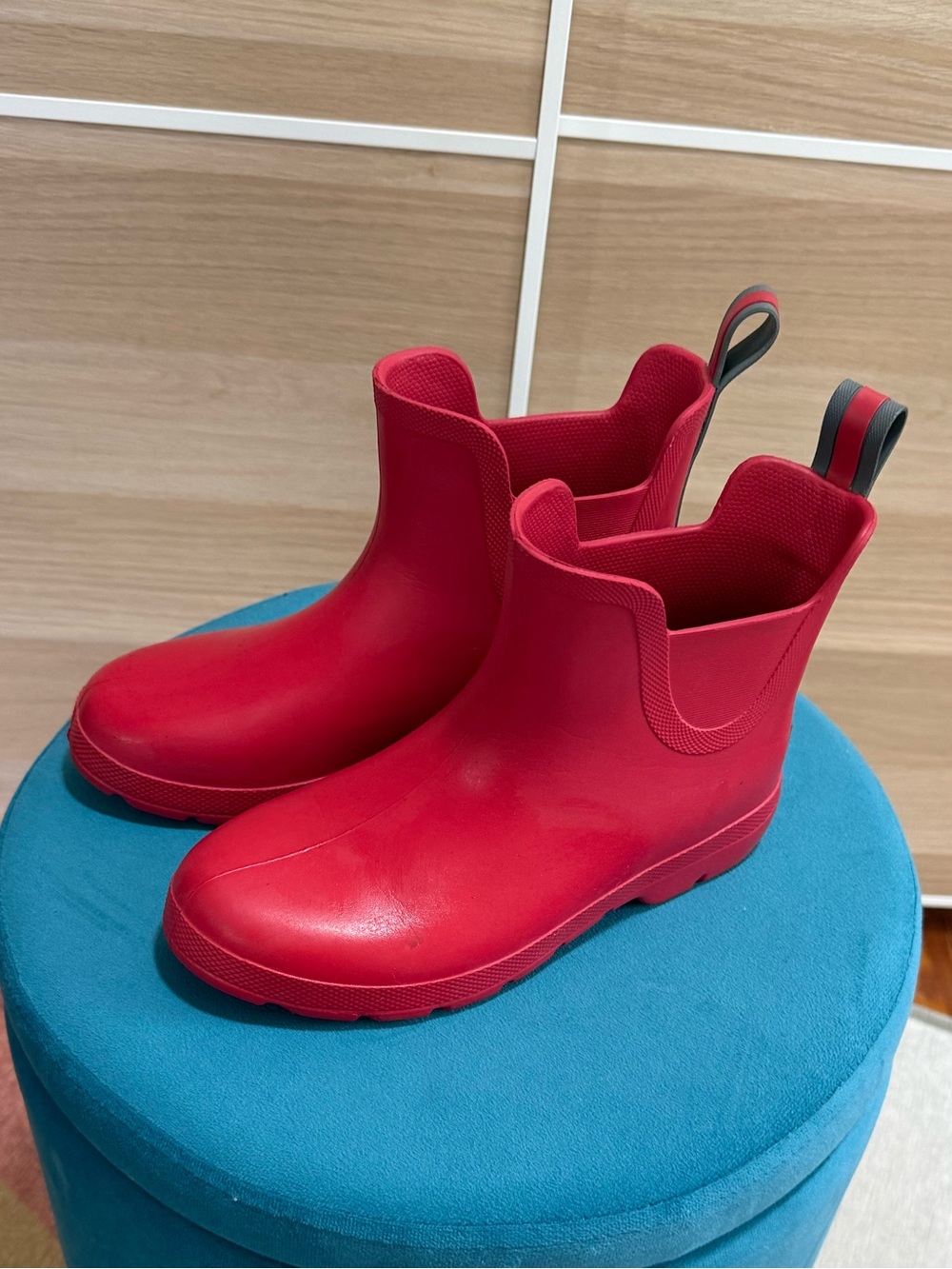 Totes Red Above Ankle Every Wear Rain Boots
